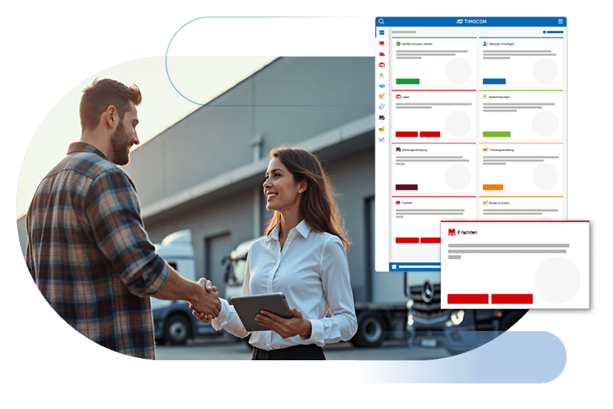 TIMOCOM Live-tracking för uppdragstagare